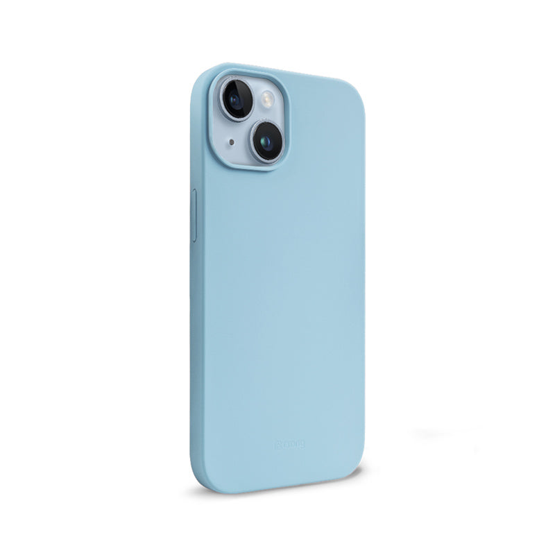 Crong Color Cover Liquid Silicone Case for iPhone 14 Max (Sky Blue)