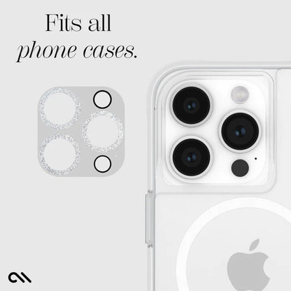 Case-Mate Sparkle Lens Protector – Schutzglas für iPhone 15 Pro / iPhone 15 Pro Max Kamera (Twinkle)