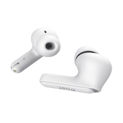 Trust Yavi – Kabellose In-Ear-Bluetooth-TWS-Ohrhörer mit Ladeetui und ENC (Weiß)