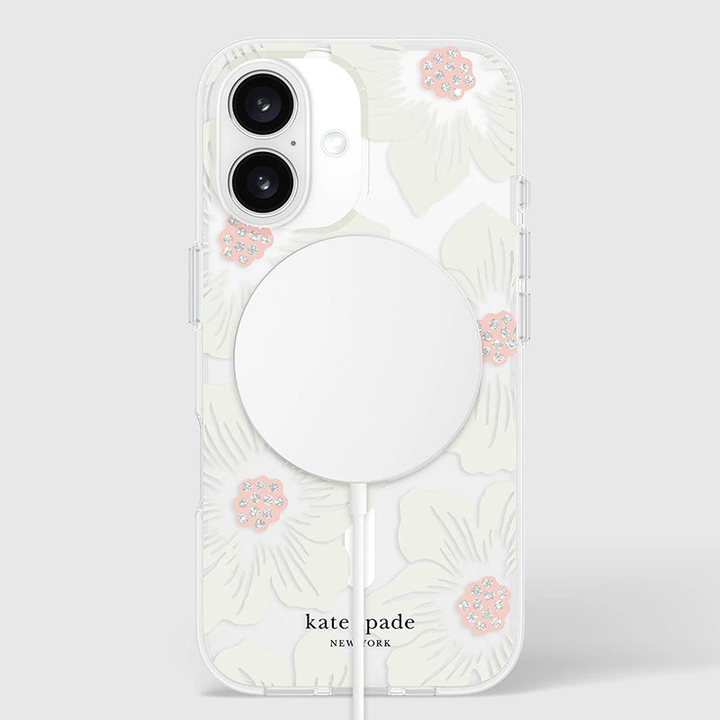 Kate Spade New York Protective MagSafe - Hoesje voor iPhone 16 (Hollyhock Floral)