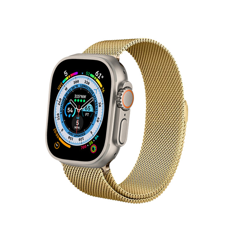 Crong Milano Steel for Apple Watch 38/40/41mm (Gold)