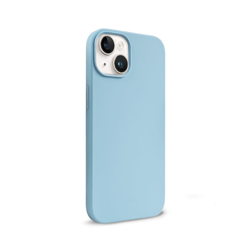 Crong Color Cover Liquid Silicone Case for iPhone 14 Max (Sky Blue)