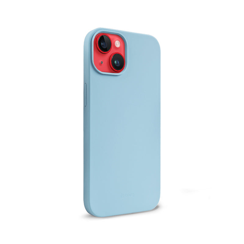 Crong Color Cover Liquid Silicone Case for iPhone 14 Max (Sky Blue)