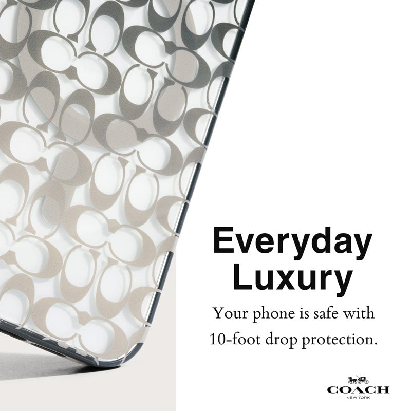 Coach Signature C Ombre MagSafe - Hoesje voor iPhone 15 / 14 / 13 (Deep Forest)