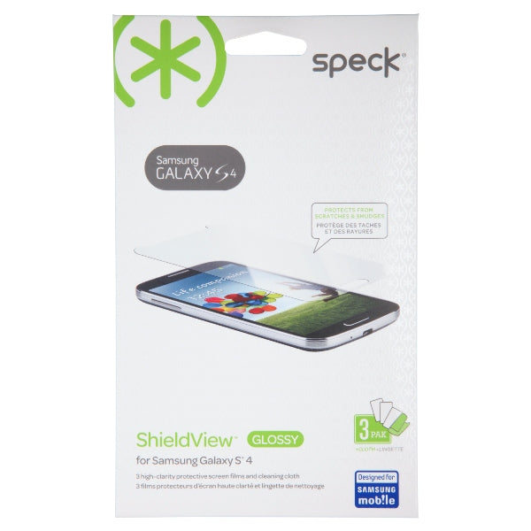 Speck ShieldView Glossy - Screen protector for Samsung Galaxy S4 (3 pcs)