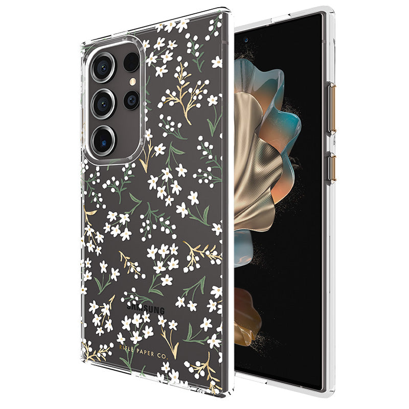 Rifle Paper Clear - Case voor Samsung Galaxy S24 Ultra (Petite Fleurs)