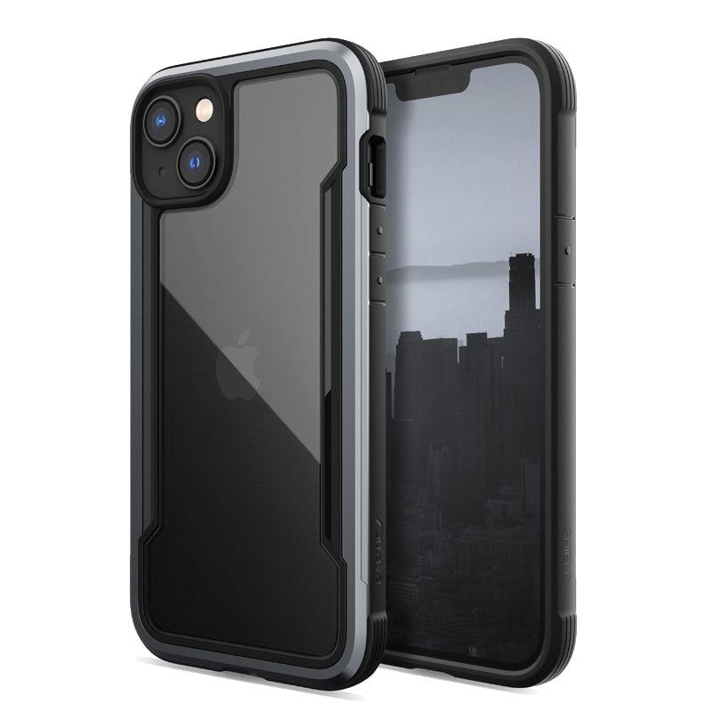 X-Doria Raptic Shield - aluminium hoesje voor iPhone 14 Plus (valtest 3m) (zwart)