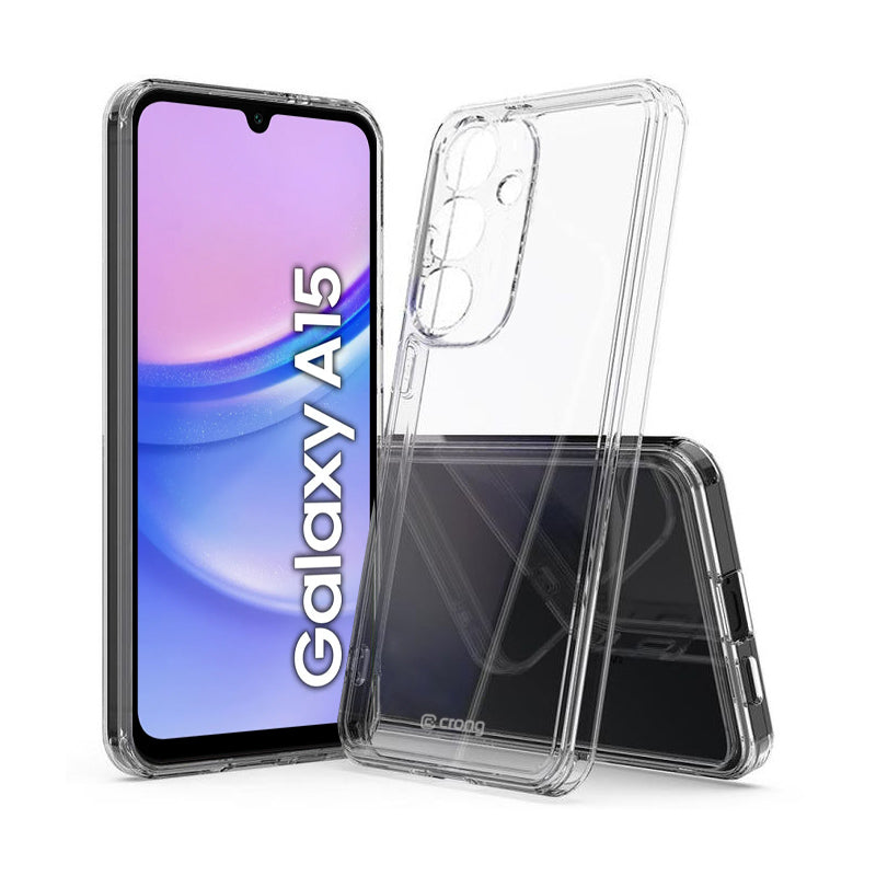 Crong Crystal Shield Cover - Hoesje voor Samsung Galaxy A15 5G (Transparant)