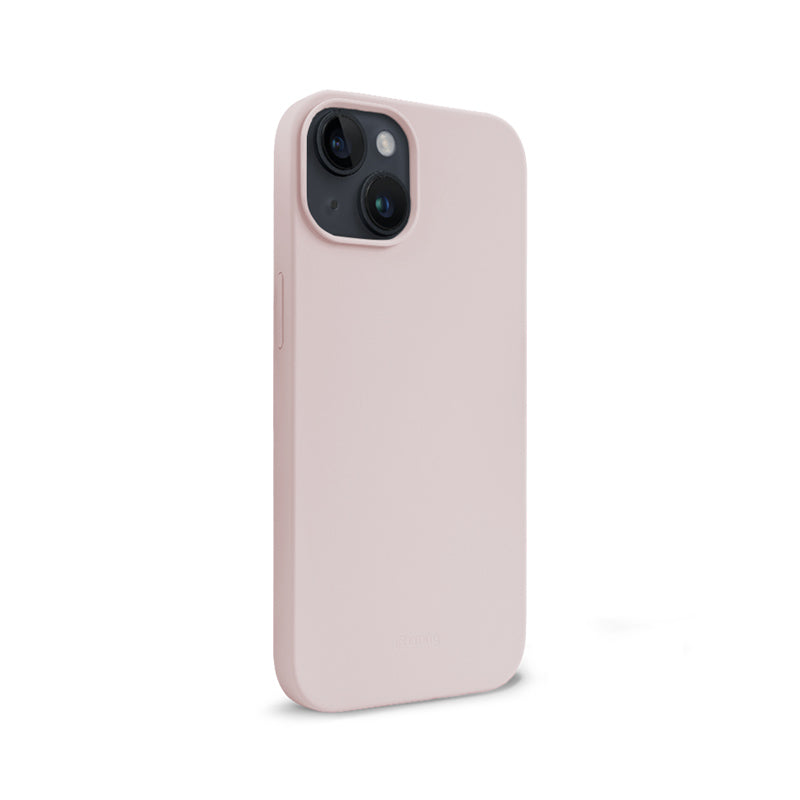 Crong Color Cover Liquid Silicone Case for iPhone 14 Max (Sand Pink)