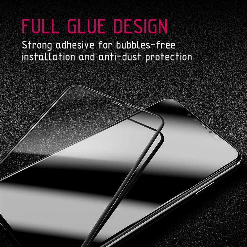 Crong Edge Glass - Full Glue Edge-to-Edge 9H Glass Screen Protector for Huawei Mate 10