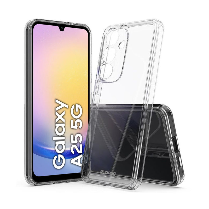 Crong Crystal Shield Cover - Hoesje voor Samsung Galaxy A25 5G (Transparant)