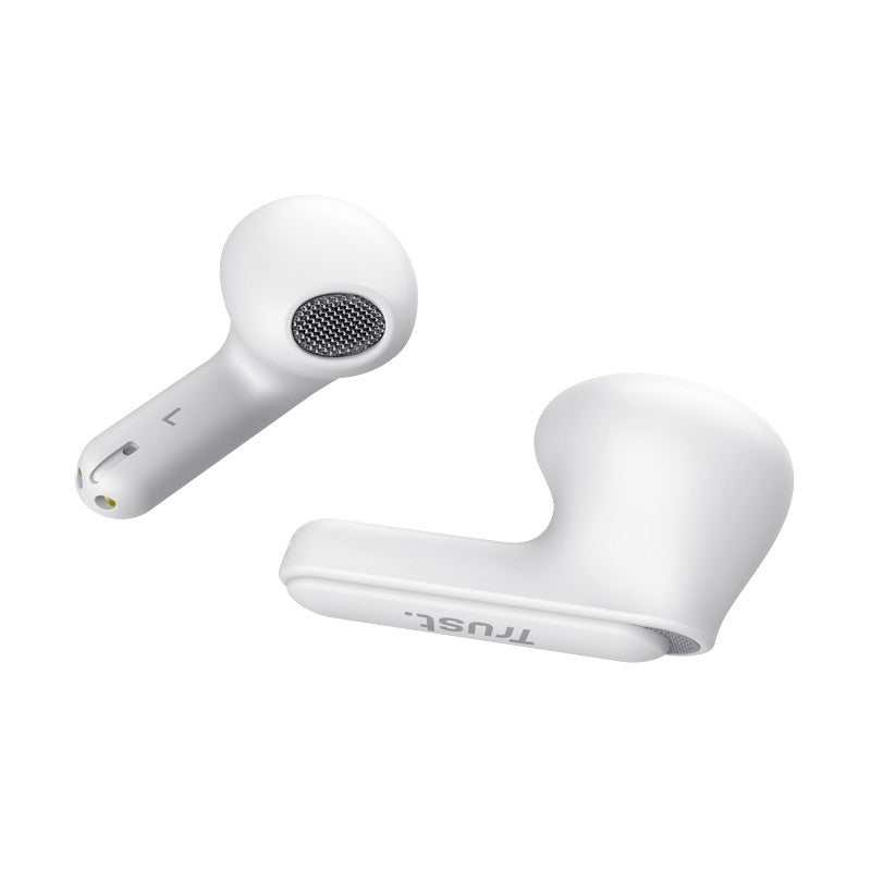 Trust Yavi - Wireless Earbuds Bluetooth TWS with Charging Case & ENC (White)