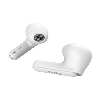 Trust Yavi – Kabellose Ohrhörer Bluetooth TWS mit Ladeetui und ENC (Weiß)