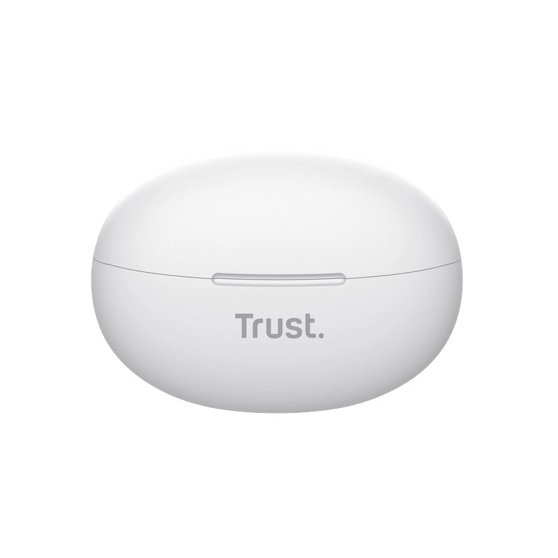 Trust Yavi - Wireless Earbuds Bluetooth TWS with Charging Case & ENC (White)