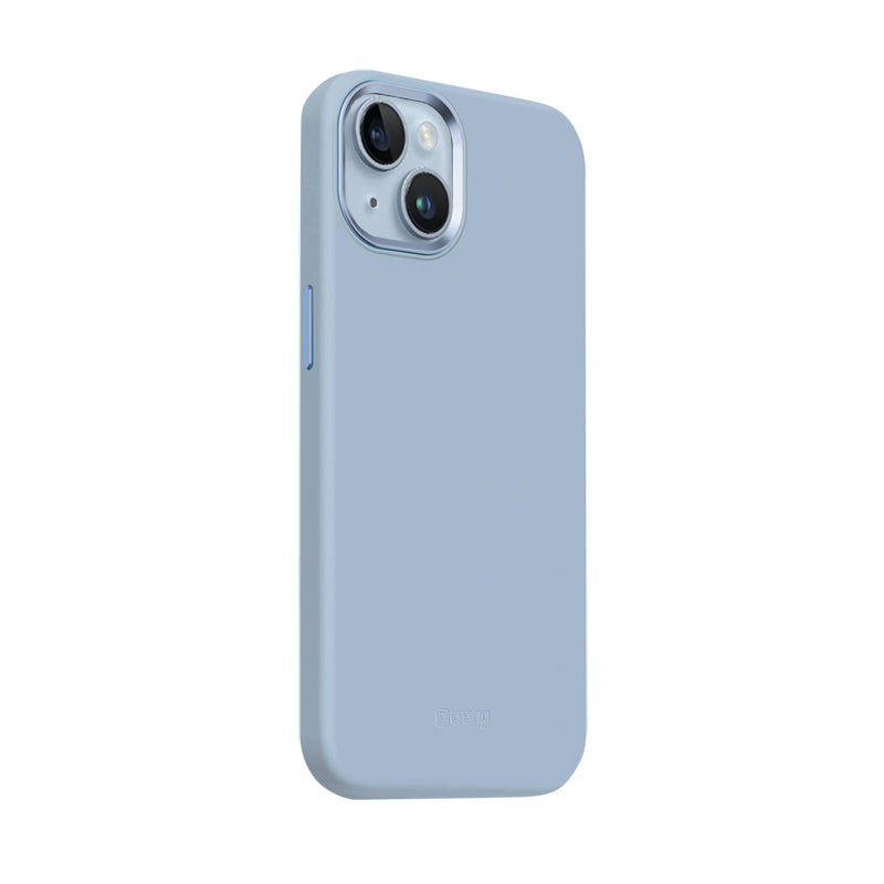 Crong Color Cover LUX Magnetisch - hoesje voor iPhone 15 Plus MagSafe (hemelsblauw)