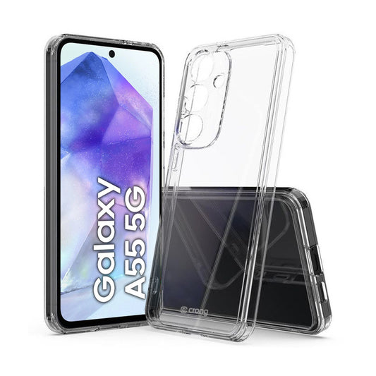 Crong Crystal Shield Cover - Hoesje voor Samsung Galaxy A55 5G (Transparant)