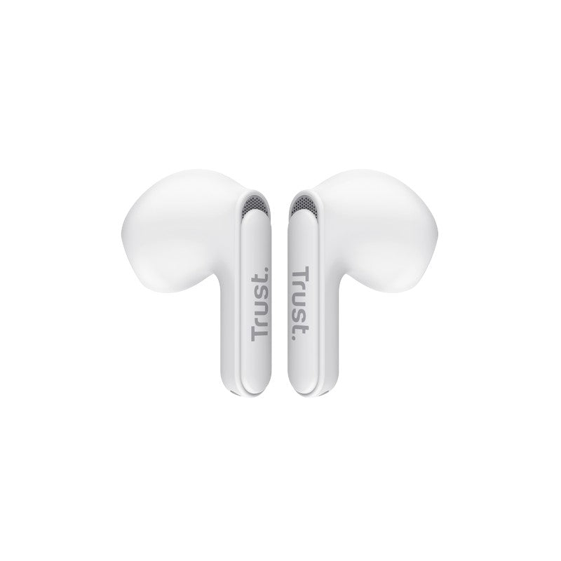 Trust Yavi - Wireless Earbuds Bluetooth TWS with Charging Case & ENC (White)