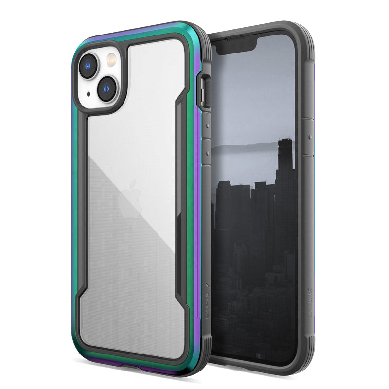 X-Doria Raptic Shield - aluminium behuizing voor iPhone 14 Plus (valtest op 3 m) (iriserend)