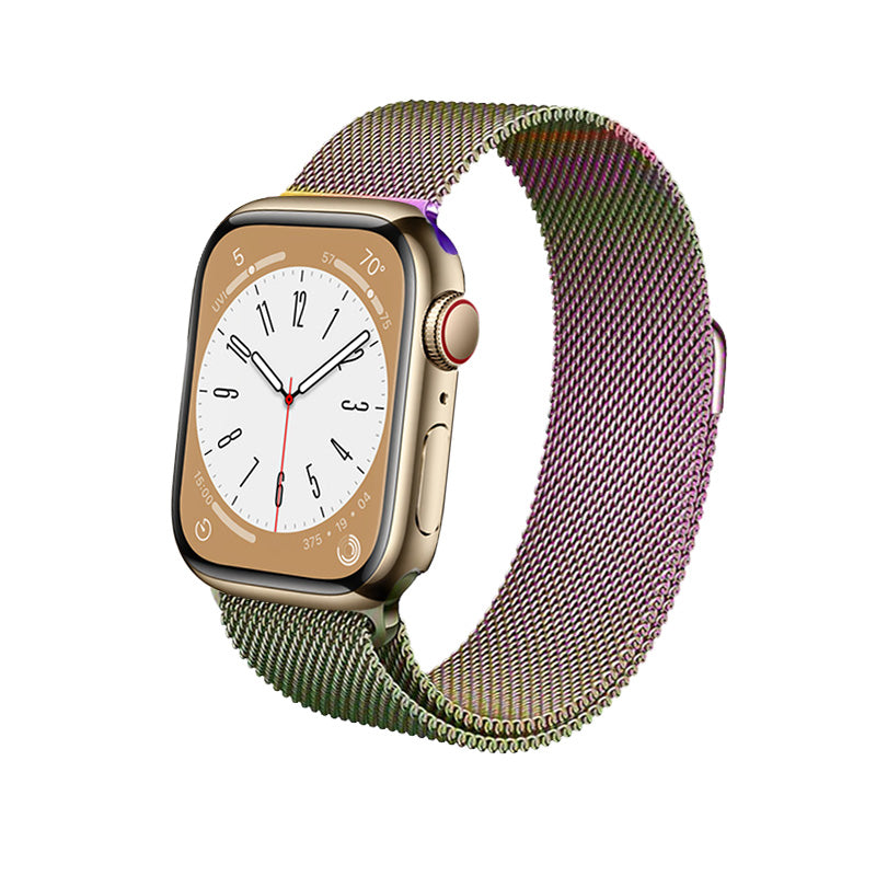 Crong Milano Steel voor Apple Watch 38/40/41mm (Iriserend)