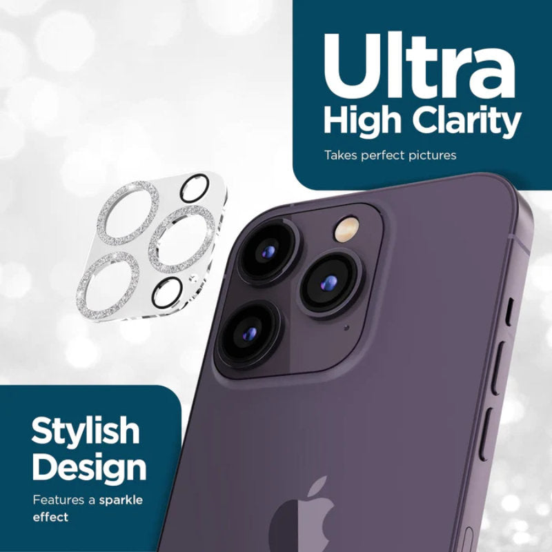 Case-Mate Sparkle Lensbeschermer - Beschermglas voor iPhone 14 Pro / iPhone 14 Pro Max camera (Twinkle)