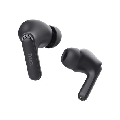 Trust Yavi – Kabellose In-Ear-Bluetooth-TWS-Ohrhörer mit Ladeetui und ENC (Schwarz)