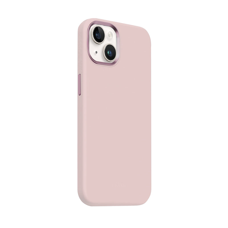 Crong Color Cover LUX Magnetic - Hülle für iPhone 15 Plus MagSafe (Rosa)