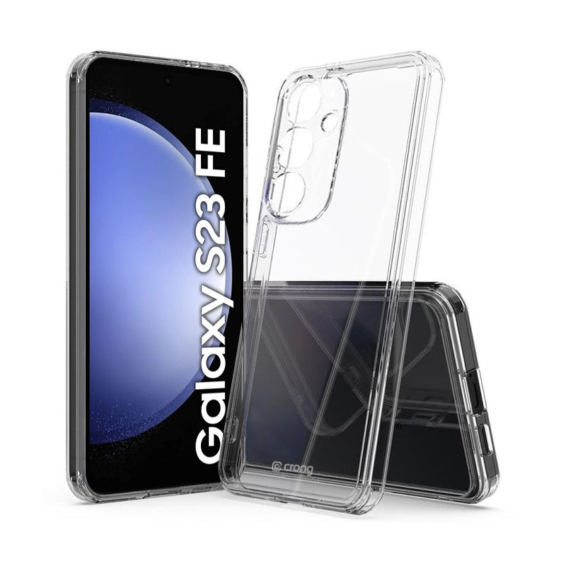 Crong Crystal Shield Cover - Hoesje voor Samsung Galaxy S23 FE (Transparant)