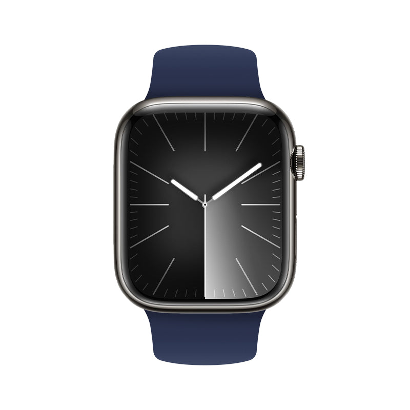 Crong vloeistofband voor Apple Watch 42/44/45 mm (marineblauw)