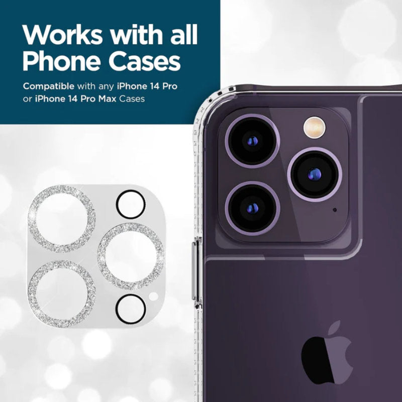 Case-Mate Sparkle Lensbeschermer - Beschermglas voor iPhone 14 Pro / iPhone 14 Pro Max camera (Twinkle)