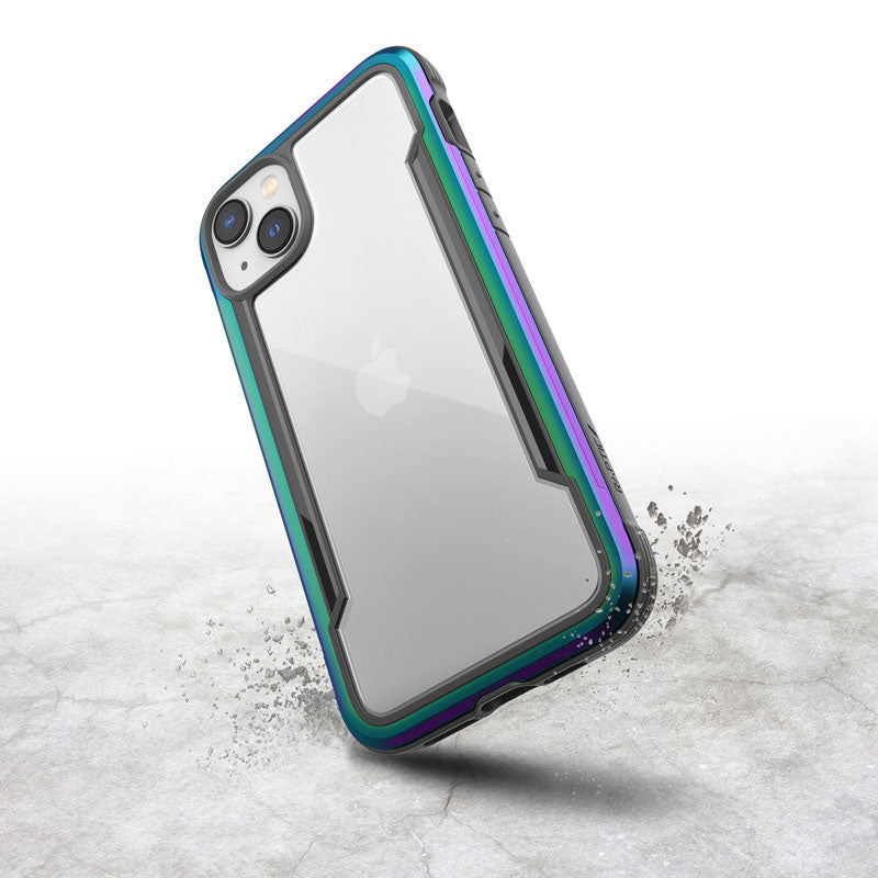 X-Doria Raptic Shield - aluminium behuizing voor iPhone 14 Plus (valtest op 3 m) (iriserend)