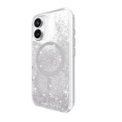 Case-Mate Waterfall MagSafe - Hülle für iPhone 16 (Silber)