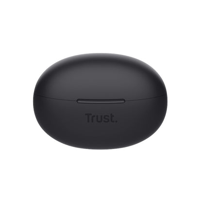 Trust Yavi – Kabellose In-Ear-Bluetooth-TWS-Ohrhörer mit Ladeetui und ENC (Schwarz)