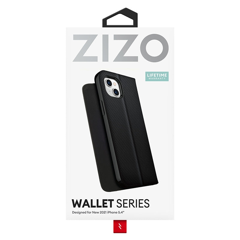 ZIZO WALLET Series iPhone 13 mini Hülle – Schwarz