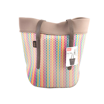 BUILT City Tote - Neoprene Bag (Candy Dot)