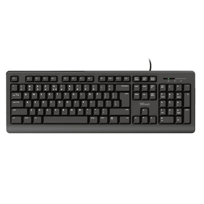 Trust Primo 4-in-1 – Set aus Tastatur, kabelloser Maus, Headset und Mauspad