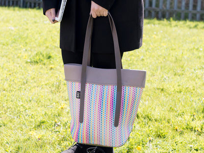 BUILT City Tote - Neoprene Bag (Candy Dot)