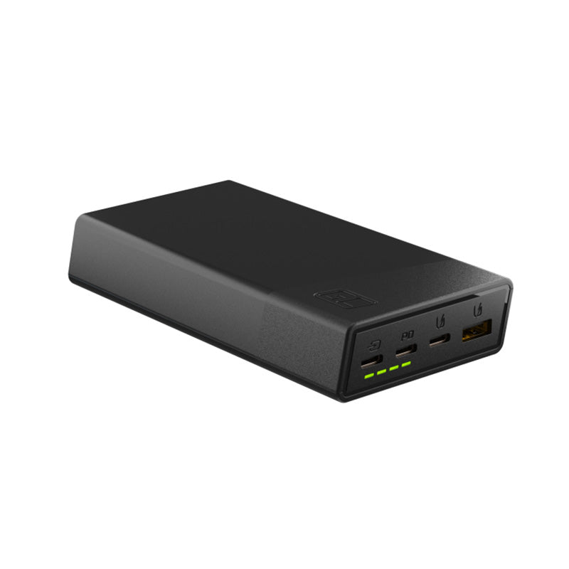 Green Cell PowerPlay20s - Powerbank 20000 mAh met USB-A QuickCharge 3.0 en 2x USB-C Power Delivery 22,5W (zwart)