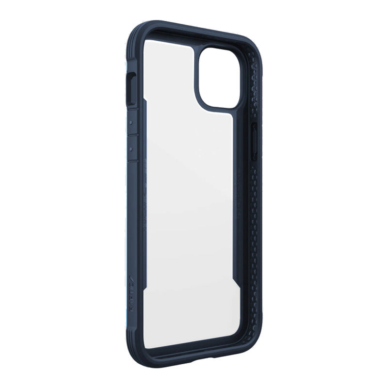 X-Doria Raptic Shield - aluminium hoesje voor iPhone 14 Plus (valtest 3m) (marineblauw)