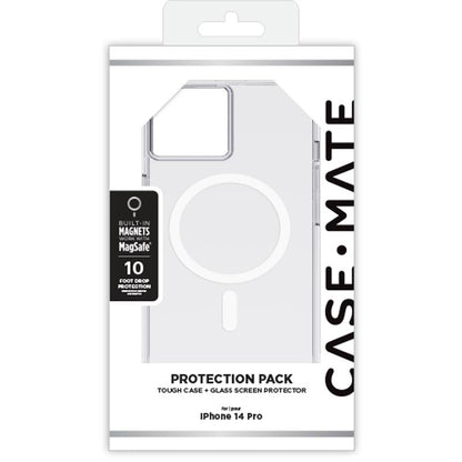 Case-Mate Tough Clear MagSafe - Hülle für iPhone 14 Pro (Klar)