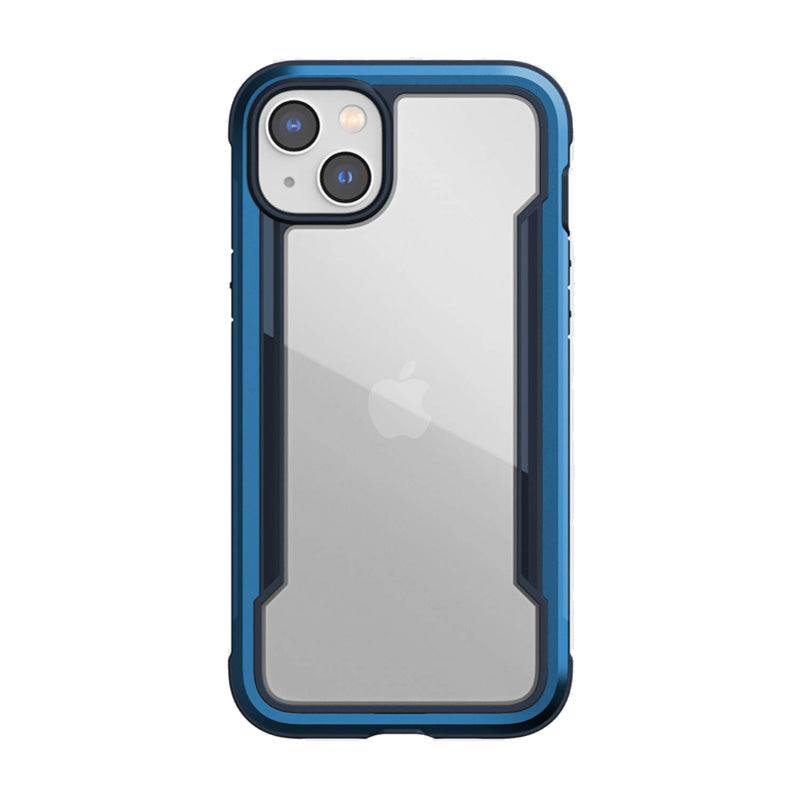 X-Doria Raptic Shield - aluminium hoesje voor iPhone 14 Plus (valtest 3m) (marineblauw)