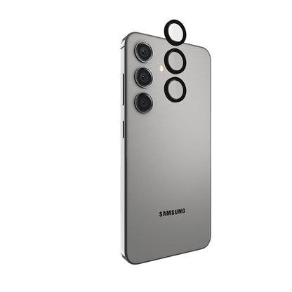 Case-Mate Aluminum Ring Lens Protector - Schutzglas für das Kameraobjektiv des Samsung Galaxy S24 (Schwarz)