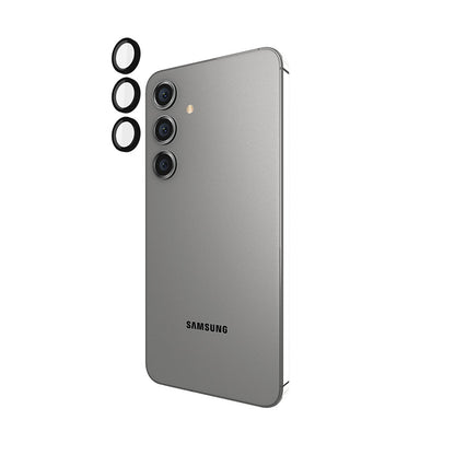 Case-Mate Aluminum Ring Lens Protector - Schutzglas für das Kameraobjektiv des Samsung Galaxy S24 (Schwarz)