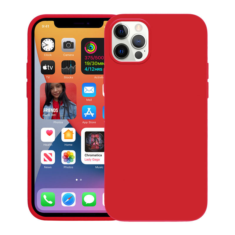 Crong Color Cover - Flexible Case for iPhone 12 Pro Max (Red)