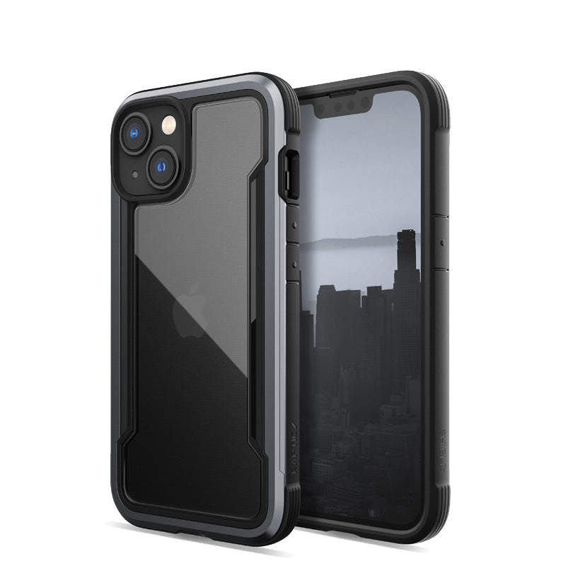 X-Doria Raptic Shield - aluminium hoesje voor iPhone 14 (valtest 3m) (zwart)