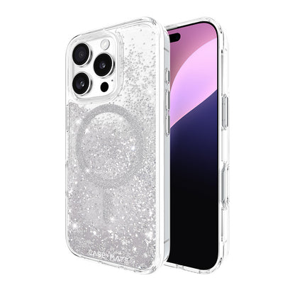 Case-Mate Waterfall MagSafe - Hülle für iPhone 16 Pro (Silber)