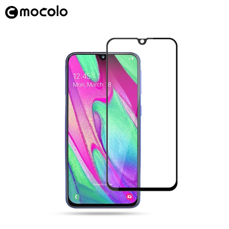 Mocolo 3D 9H Full Glue - Full screen protector for Samsung Galaxy A40 (Black)