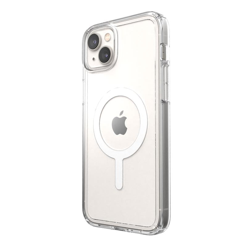 Speck Gemshell + MagSafe - Case for iPhone 14 Plus with MICROBAN coating (Clear)