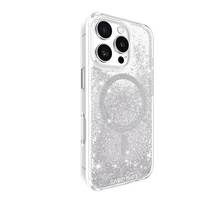 Case-Mate Waterfall MagSafe - Hülle für iPhone 16 Pro (Silber)