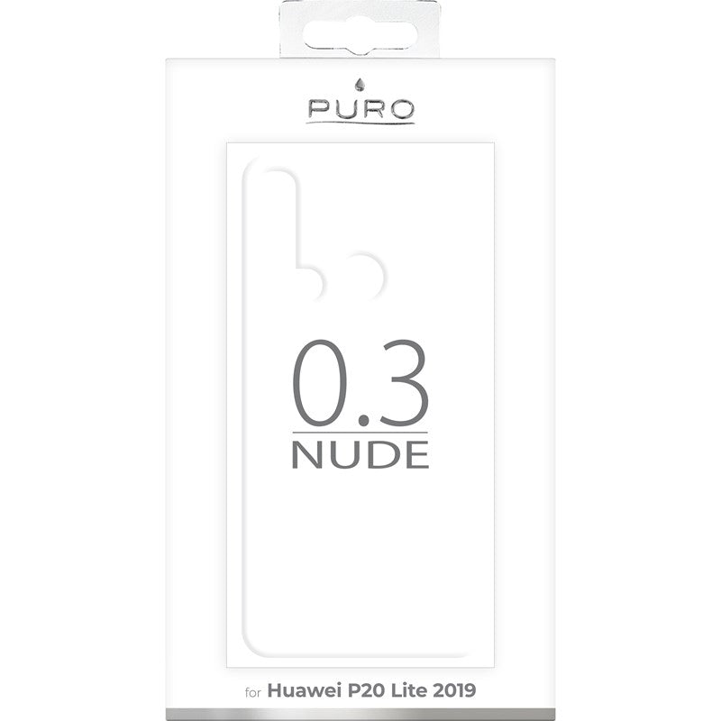 PURO 0.3 Nude - Hülle Huawei P20 Lite (2019) 6,4 "(Transparent)