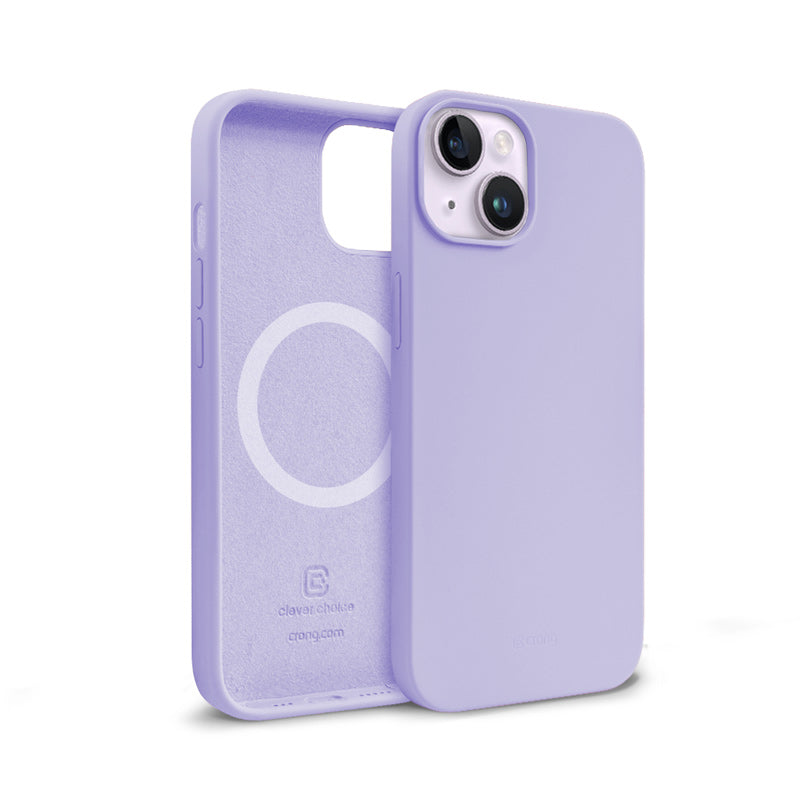 Crong Color Cover Magnetic Case for iPhone 14 / 13 (Purple)